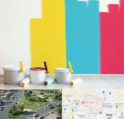 فروش رنگ اکلیریک در شاهین ویلا کرج 