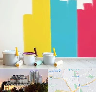 فروش رنگ اکلیریک در فرشته 