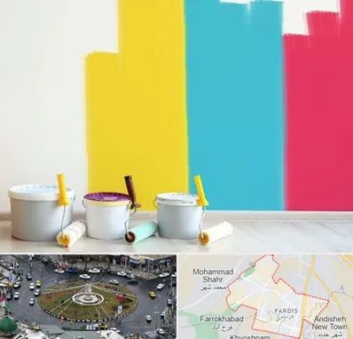 فروش رنگ اکلیریک در فردیس کرج 