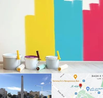 فروش رنگ اکلیریک در فلکه گاز شیراز 