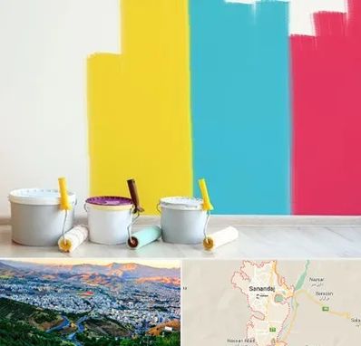 فروش رنگ اکلیریک در سنندج