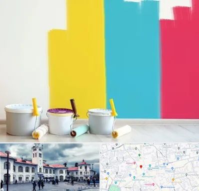 فروش رنگ اکلیریک در میدان شهرداری رشت 