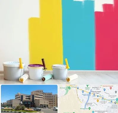 فروش رنگ اکلیریک در صیاد شیرازی مشهد 