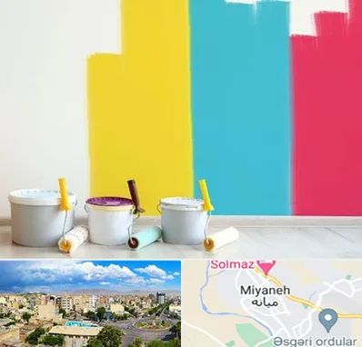 فروش رنگ اکلیریک در میانه