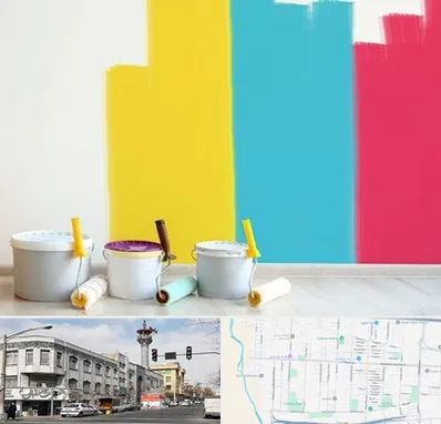 فروش رنگ اکلیریک در 17شهریور