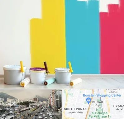 فروش رنگ اکلیریک در پونک 