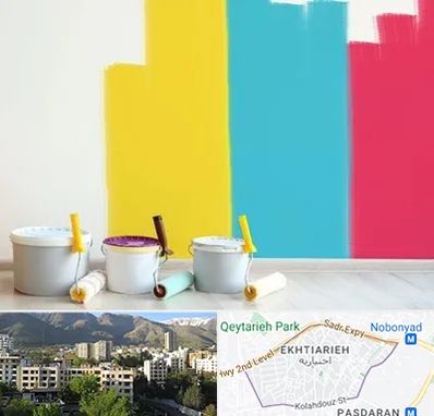 فروش رنگ اکلیریک در اختیاریه