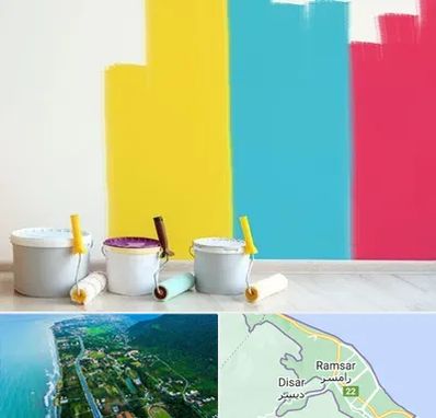 فروش رنگ اکلیریک در رامسر