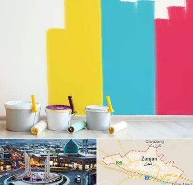 فروش رنگ اکلیریک در زنجان