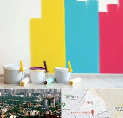 فروش رنگ اکلیریک در عظیمیه کرج 