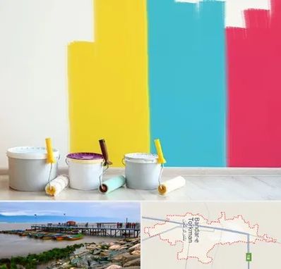 فروش رنگ اکلیریک در بندر ترکمن