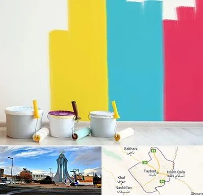 فروش رنگ اکلیریک در تایباد