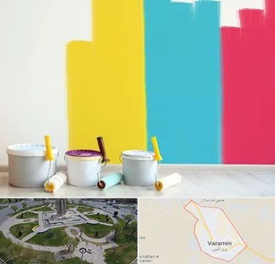 فروش رنگ اکلیریک در ورامین