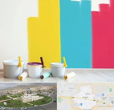 فروش رنگ اکلیریک در بومهن
