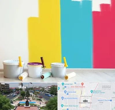 فروش رنگ اکلیریک در بهارستان 