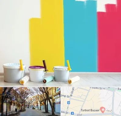 فروش رنگ اکلیریک در تربیت تبریز