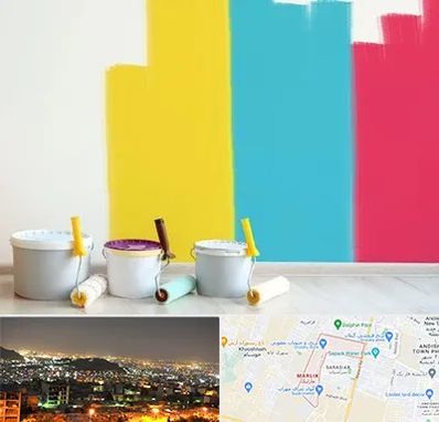 فروش رنگ اکلیریک در مارلیک کرج 