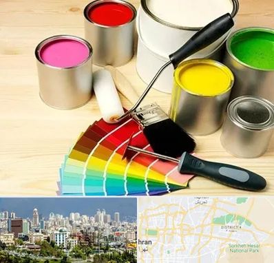 فروش رنگ پلاستیک در شرق تهران 