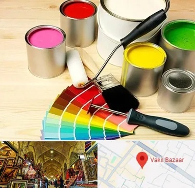 فروش رنگ پلاستیک در بازار وکیل شیراز