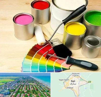 فروش رنگ پلاستیک در ساری
