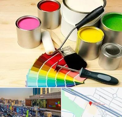 فروش رنگ پلاستیک در لاله پارک تبریز