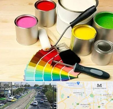 فروش رنگ پلاستیک در جنوب تهران 