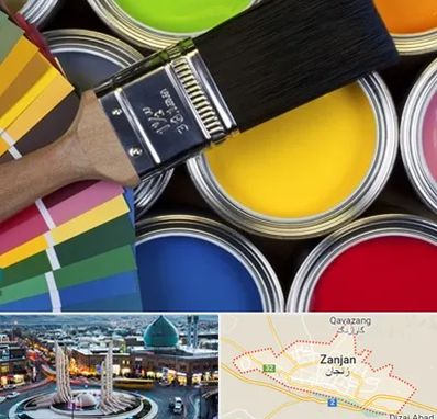 فروش رنگ روغنی در زنجان