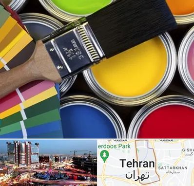 فروش رنگ روغنی در صادقیه 
