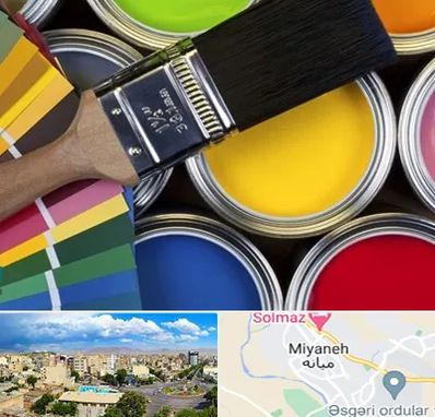 فروش رنگ روغنی در میانه