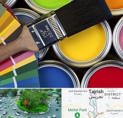 فروش رنگ روغنی در تجریش 