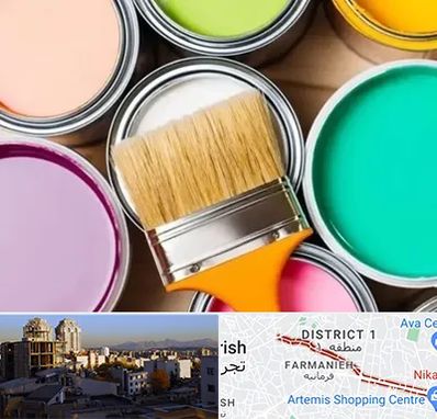 فروش رنگ استخری در فرمانیه 