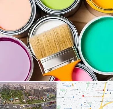 فروش رنگ استخری در آیت الله کاشانی 