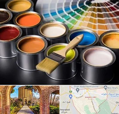 عمده فروشی رنگ ساختمانی در شهر ری