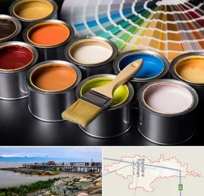 عمده فروشی رنگ ساختمانی در بندر ترکمن