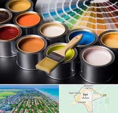 عمده فروشی رنگ ساختمانی در ساری