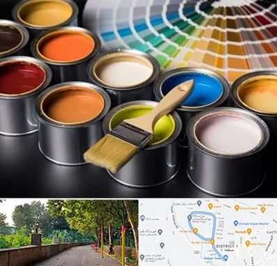 عمده فروشی رنگ ساختمانی در فلکه گاز رشت 