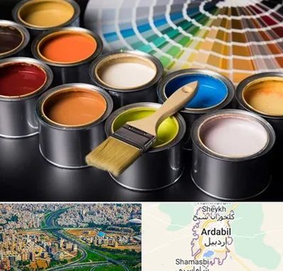 عمده فروشی رنگ ساختمانی در اردبیل