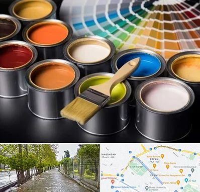 عمده فروشی رنگ ساختمانی در خیابان ارم شیراز 