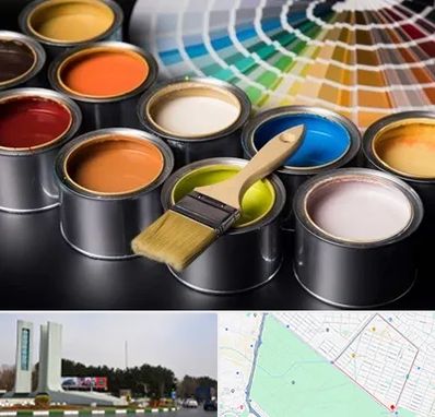 عمده فروشی رنگ ساختمانی در بلوار فلسیطین مشهد