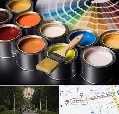 عمده فروشی رنگ ساختمانی در بلوار معلم رشت 
