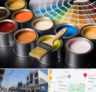 عمده فروشی رنگ ساختمانی در افسریه 