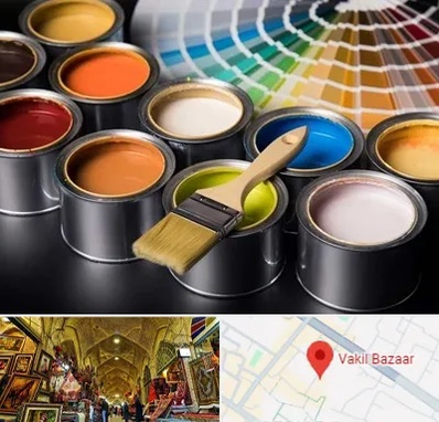 عمده فروشی رنگ ساختمانی در بازار وکیل شیراز