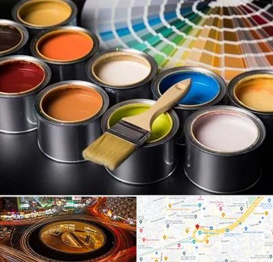 عمده فروشی رنگ ساختمانی در میدان ولیعصر 