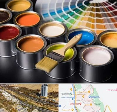 عمده فروشی رنگ ساختمانی در خیابان نیایش شیراز 