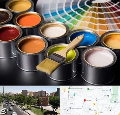 عمده فروشی رنگ ساختمانی در شهرک آزمایش 