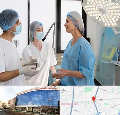 جراح سرطان پستان در نصف راه تبریز