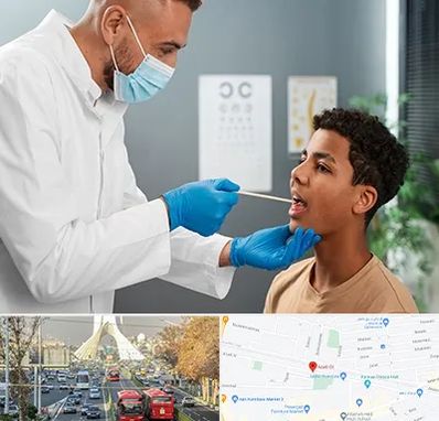 دکتر سرطان دهان در خیابان آزادی 