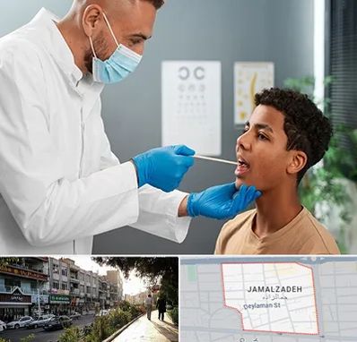 دکتر سرطان دهان در خیابان جمالزاده