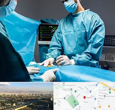 جراح سرطان کلیه در هنگام 