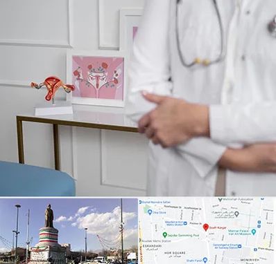 دکتر سرطان تخمدان در کارگر جنوبی 